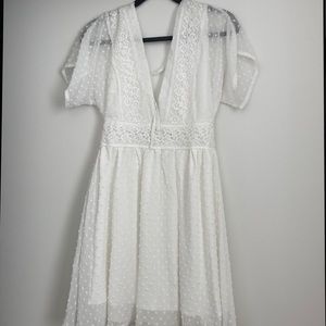 Brand New Dress Shein White Size S